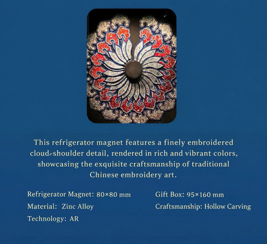 Eastern Aura Cloud Shoulder Heritage Art Magnet — product detail image 31