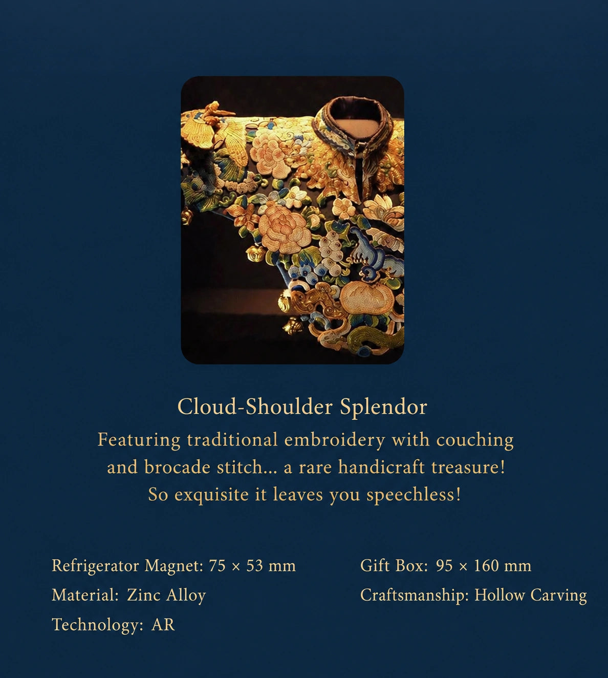 Eastern Aura Cloud Shoulder Heritage Art Magnet — product detail image 37