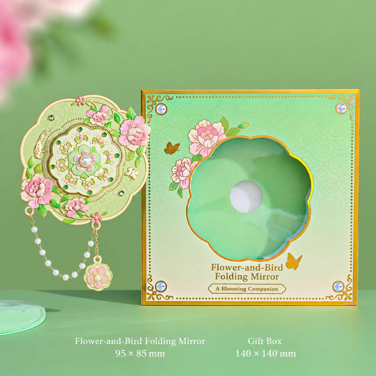 Eastern Aura Phoenix Crown Vanity Mirror & Comb Set — product detail image 8