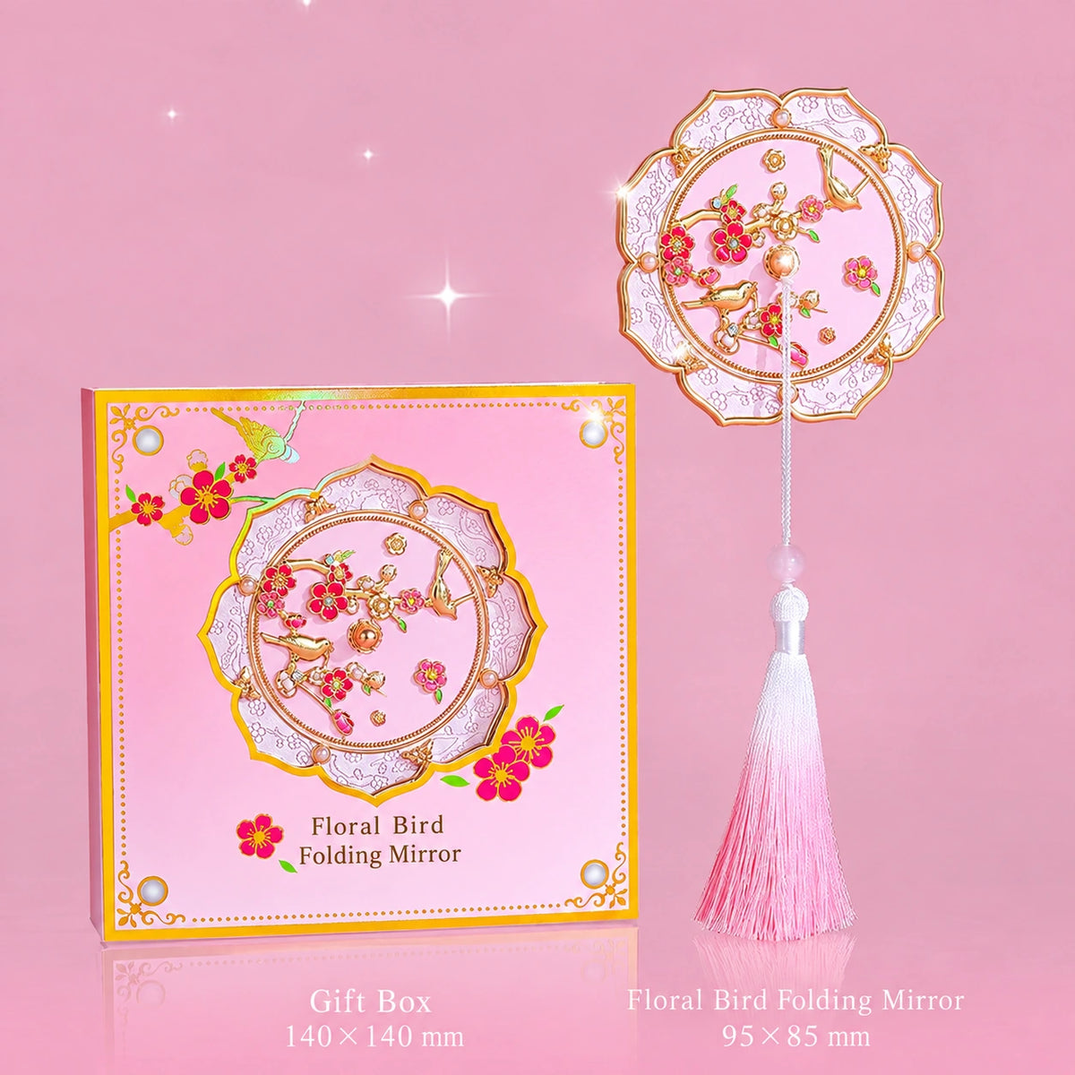 Eastern Aura Phoenix Crown Vanity Mirror & Comb Set — product detail image 12