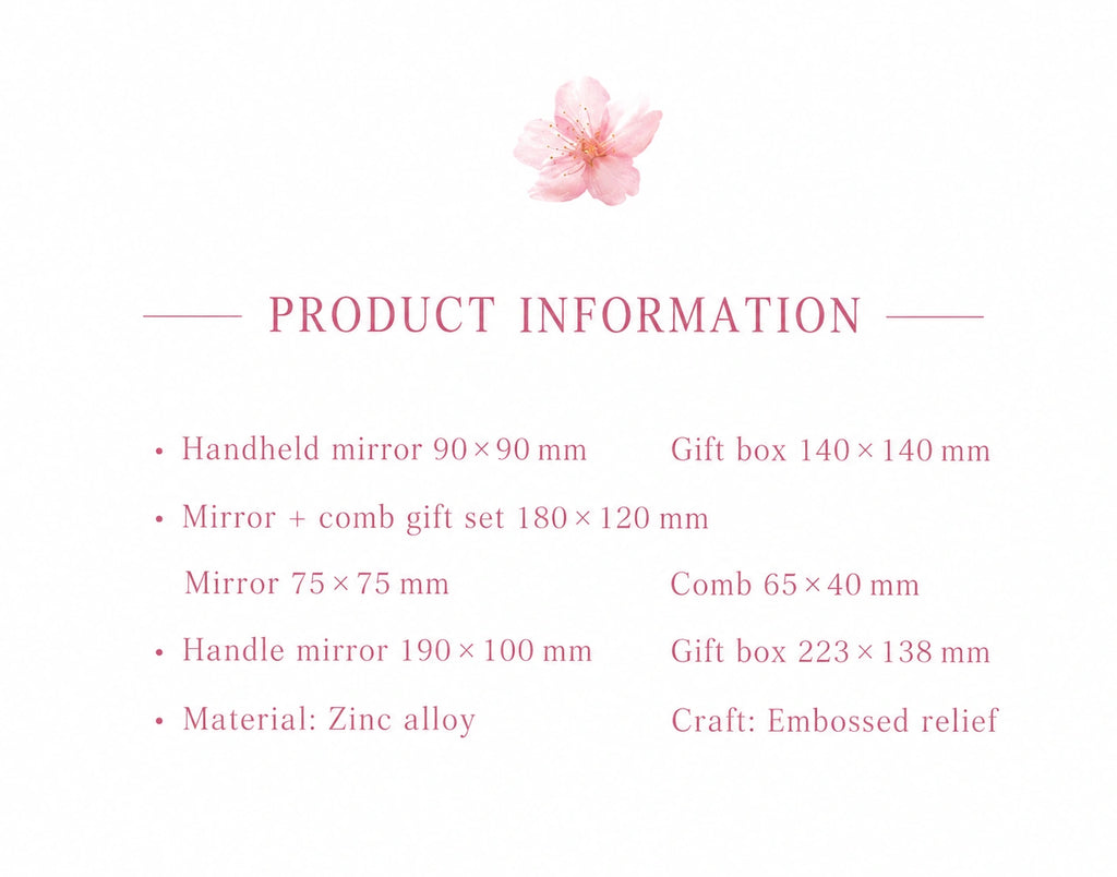 Eastern Aura Phoenix Crown Vanity Mirror & Comb Set — product detail image 19