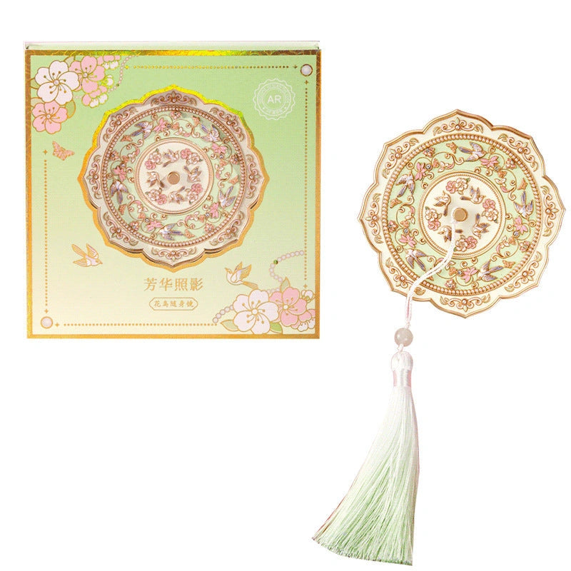 Eastern Aura Forbidden City Relief Hand Mirror — product detail image 5