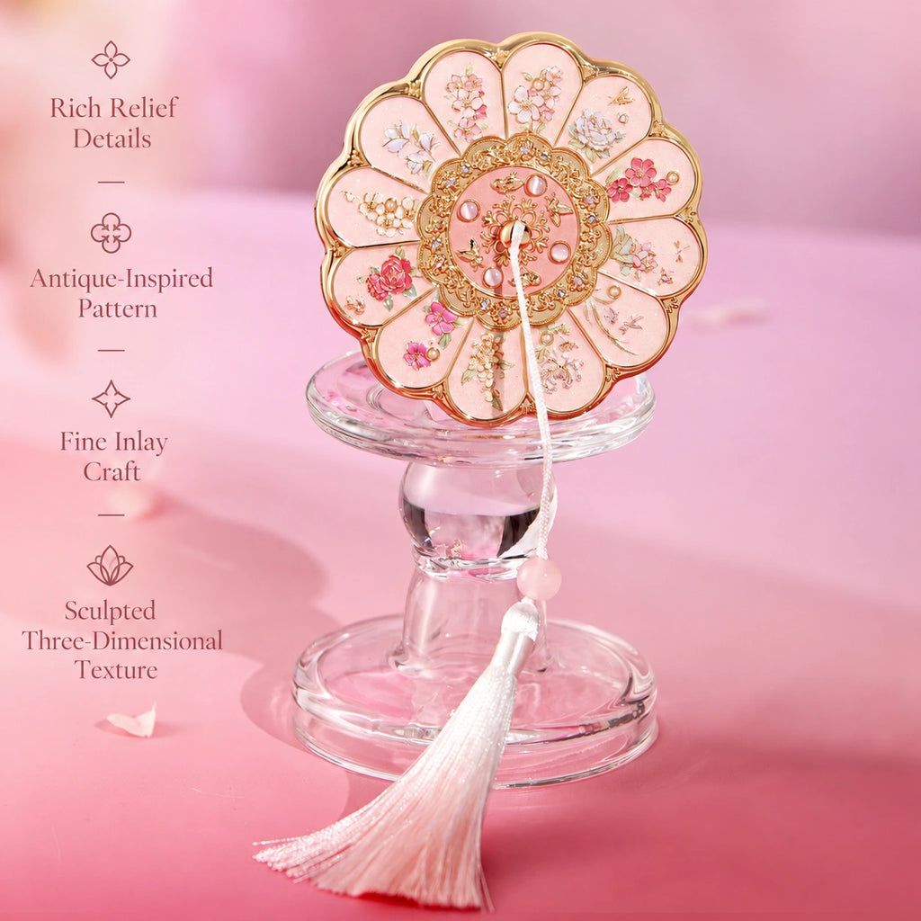 Eastern Aura Forbidden City Relief Hand Mirror — product detail image 6