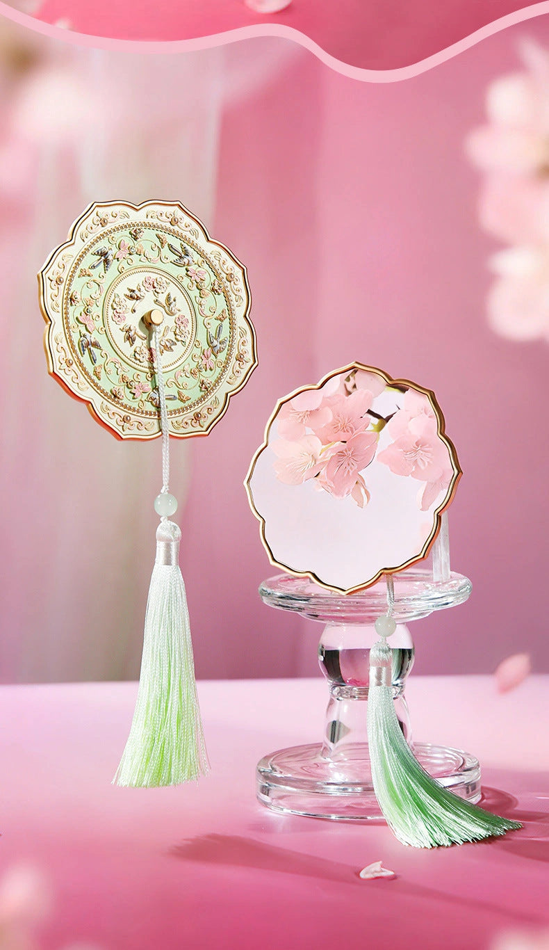Eastern Aura Forbidden City Relief Hand Mirror — product detail image 14