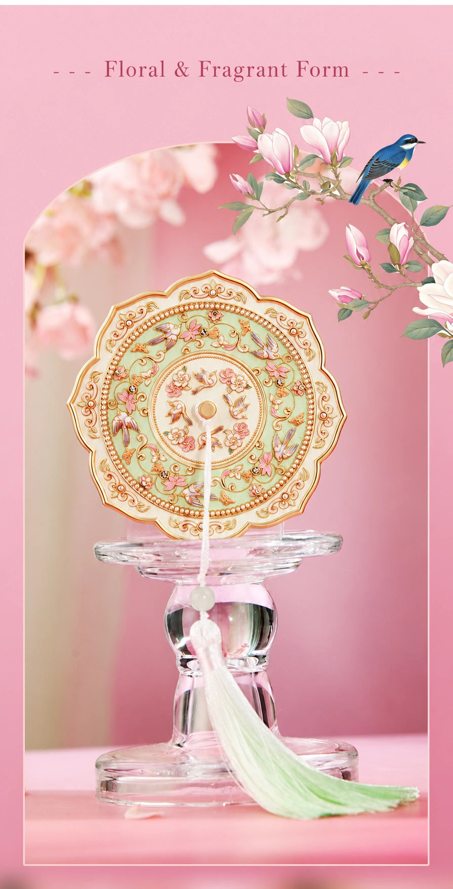 Eastern Aura Forbidden City Relief Hand Mirror — product detail image 19