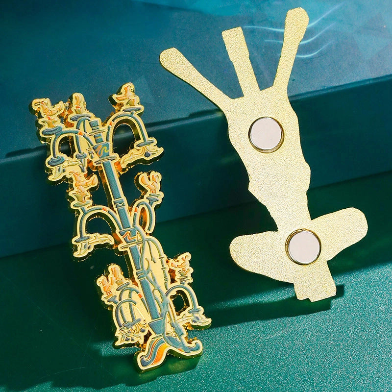 Eastern Aura Sanxingdui Mask Heritage Art Magnet — product detail image 2
