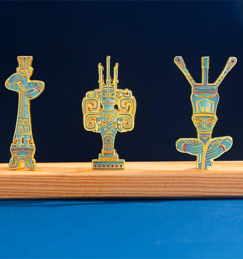 Eastern Aura Sanxingdui Mask Heritage Art Magnet — product detail image 22