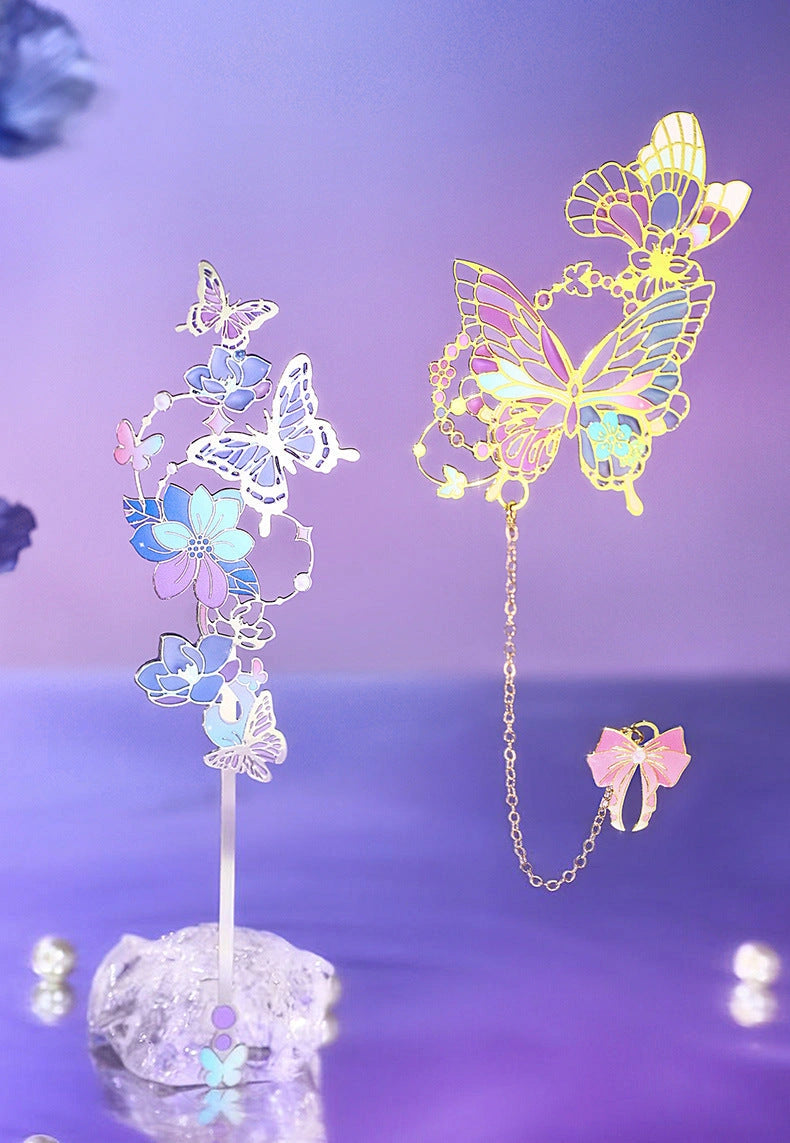 Eastern Aura Butterfly Oil-Painting Bookmark — product detail image 11