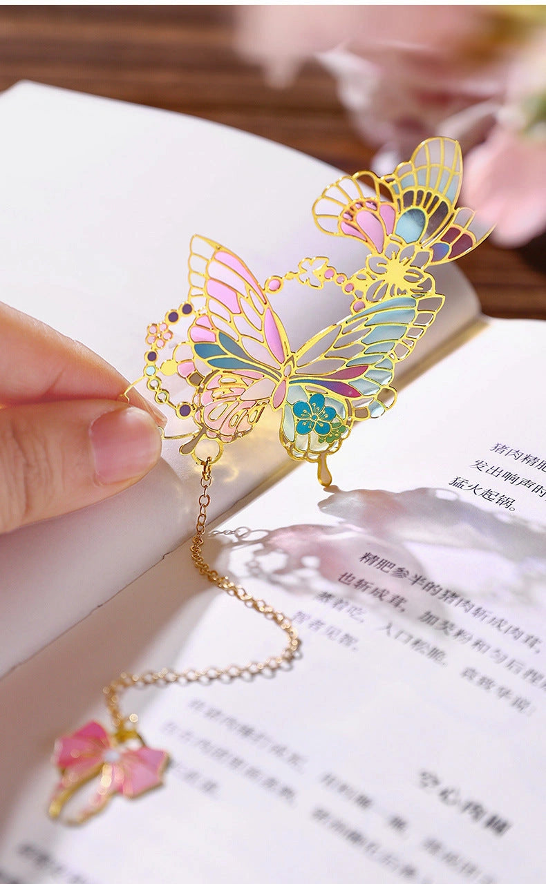 Eastern Aura Butterfly Oil-Painting Bookmark — product detail image 15