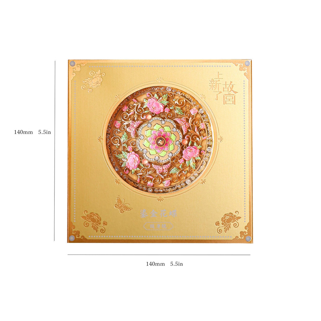 Eastern Aura Gilt Butterfly Folding Mirror — product detail image 5