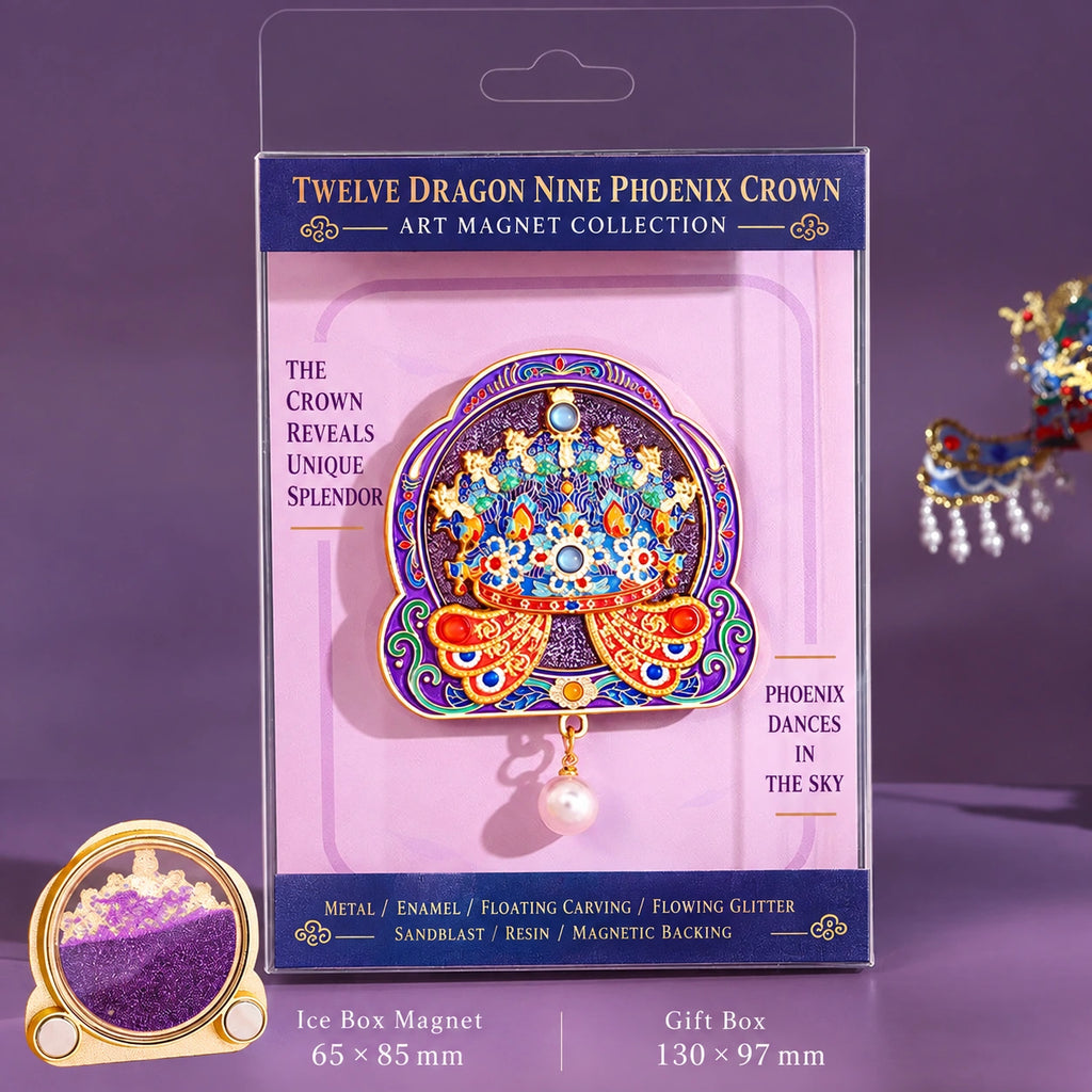 Eastern Aura Phoenix Crown Art Magnet Collection — product detail image 6