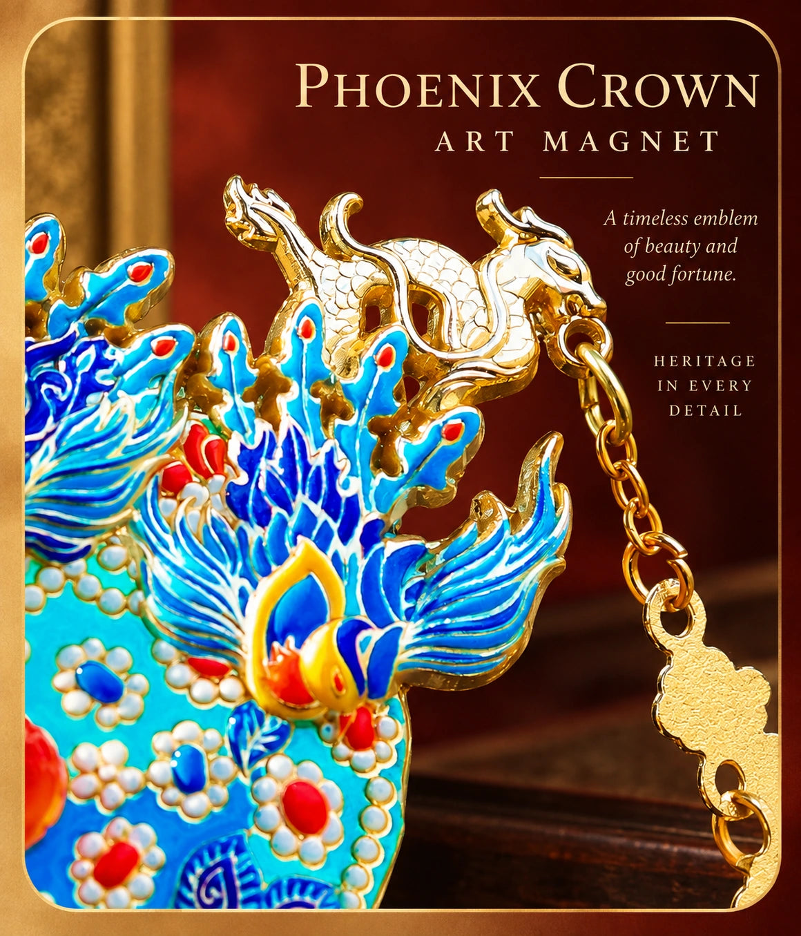 Eastern Aura Phoenix Crown Art Magnet Collection — product detail image 37