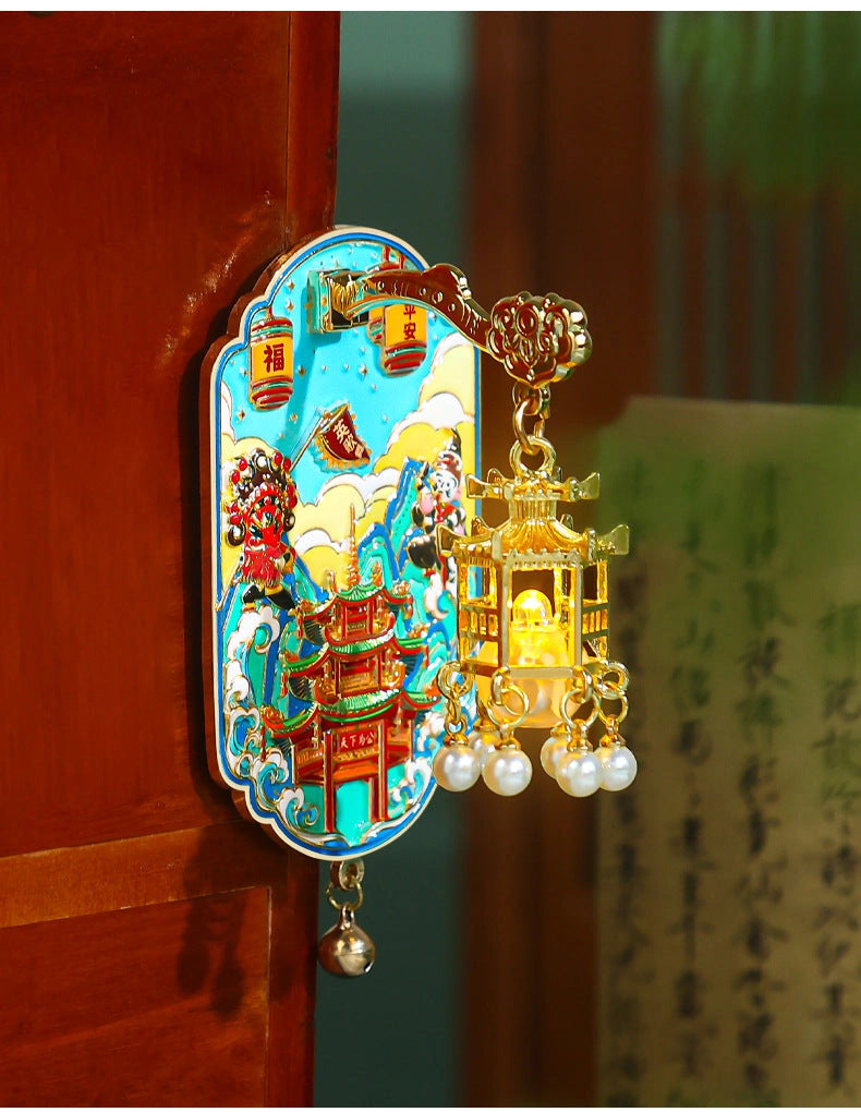 Eastern Aura Palace Lantern Enamel Art Magnet — product detail image 26