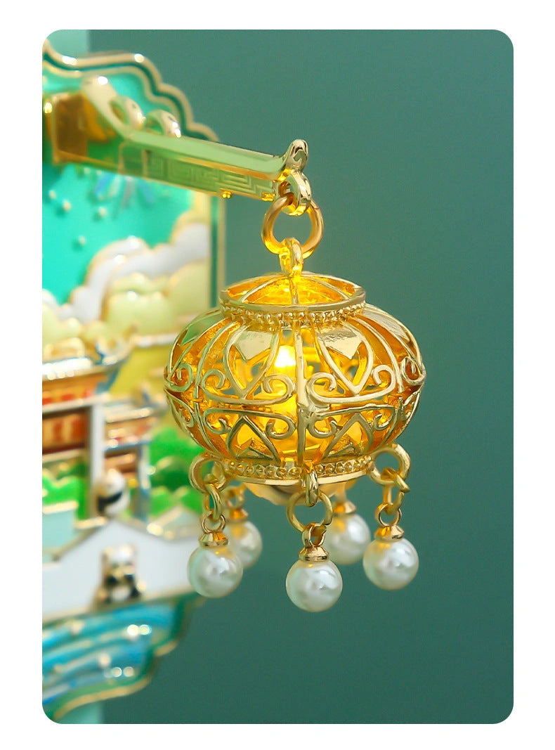 Eastern Aura Palace Lantern Enamel Art Magnet — product detail image 29