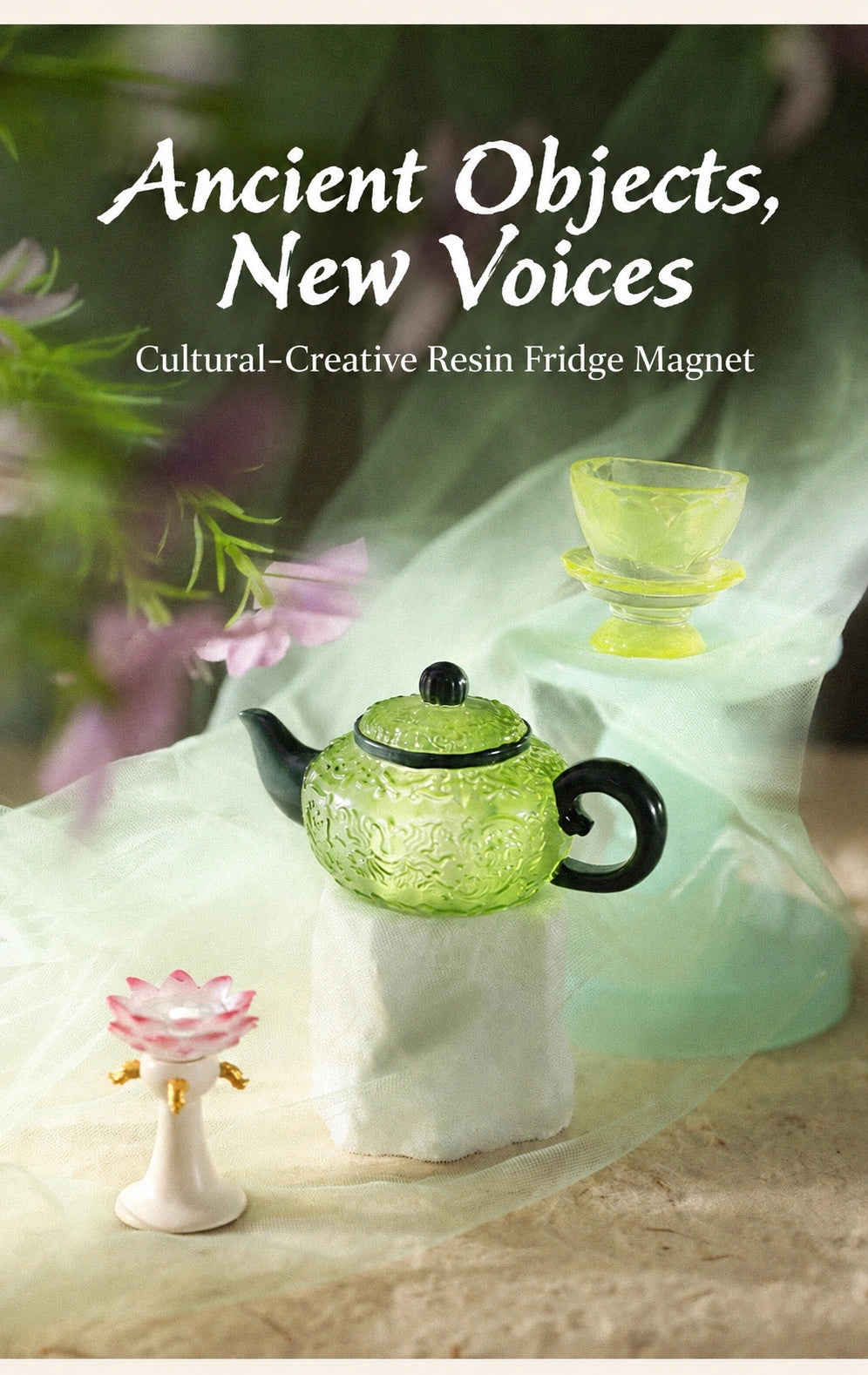 Eastern Aura Jade Vine Luminous Art Magnet — product detail image 7