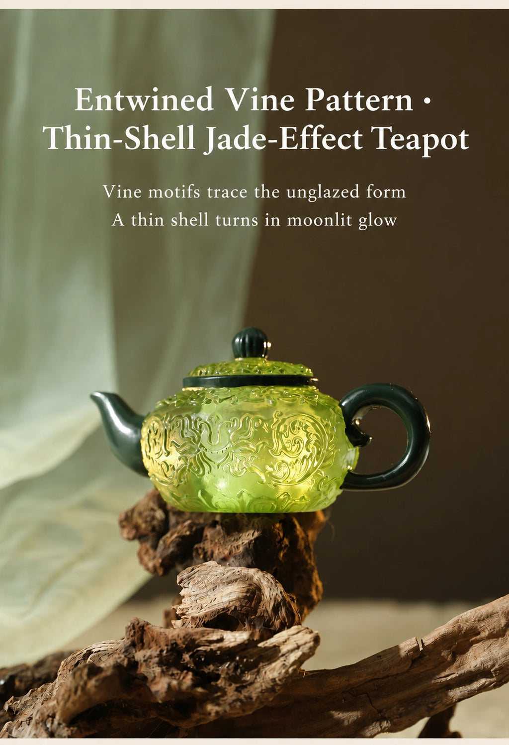 Eastern Aura Jade Vine Luminous Art Magnet — product detail image 8