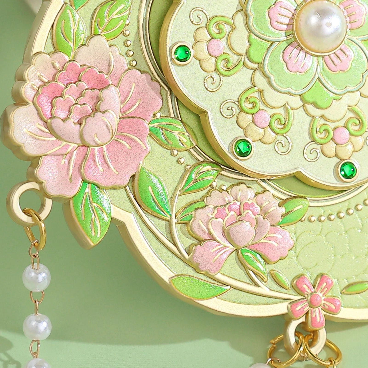 Eastern Aura Phoenix Crown Rotating Hand Mirror — product detail image 4