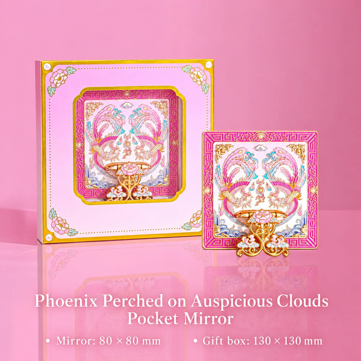 Eastern Aura Phoenix Crown Rotating Hand Mirror — product detail image 9