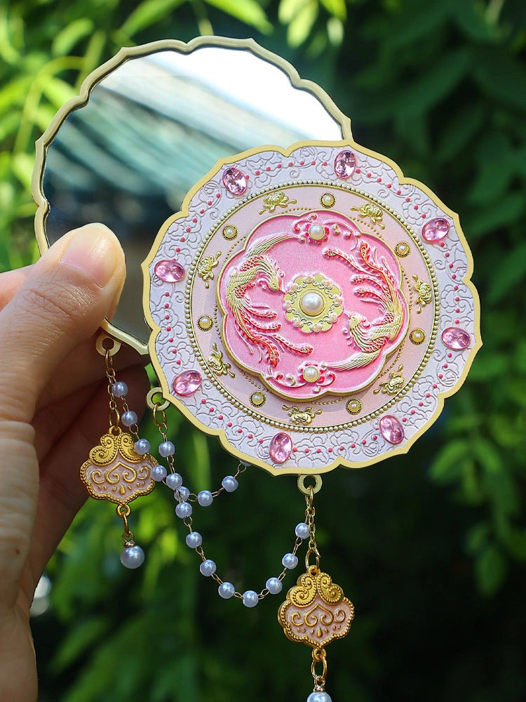 Eastern Aura Phoenix Crown Rotating Hand Mirror — product detail image 22