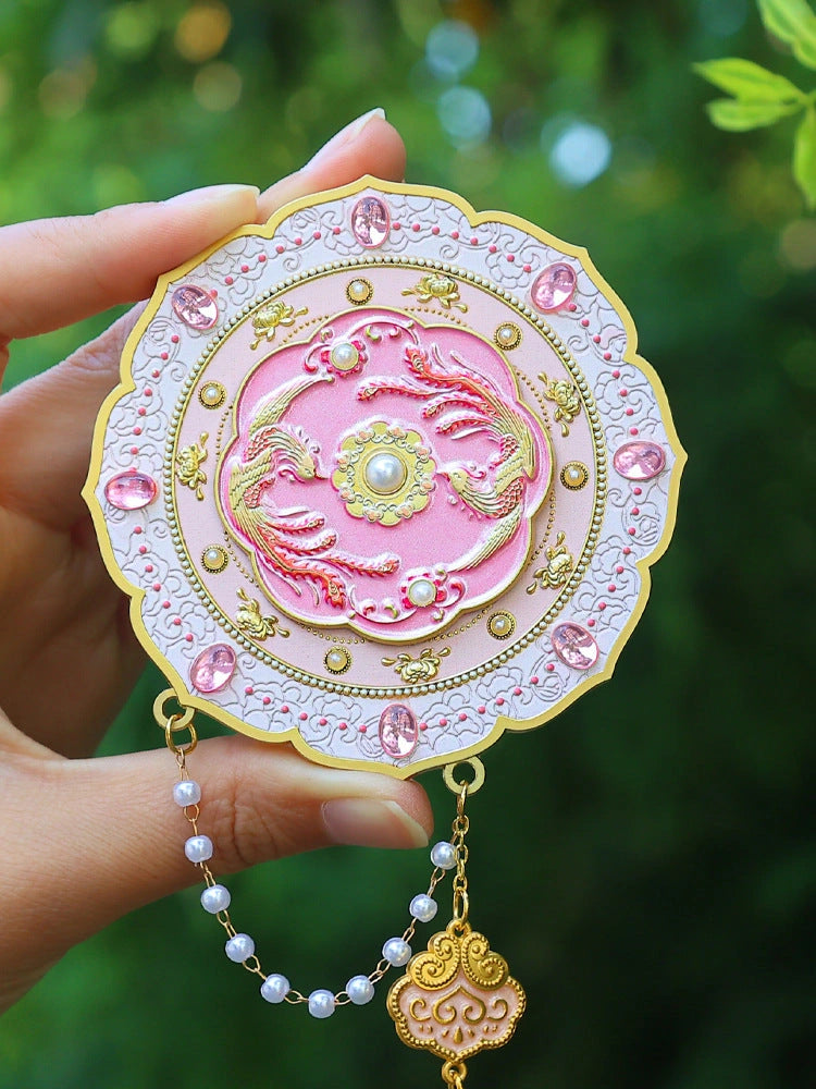 Eastern Aura Phoenix Crown Rotating Hand Mirror — product detail image 23