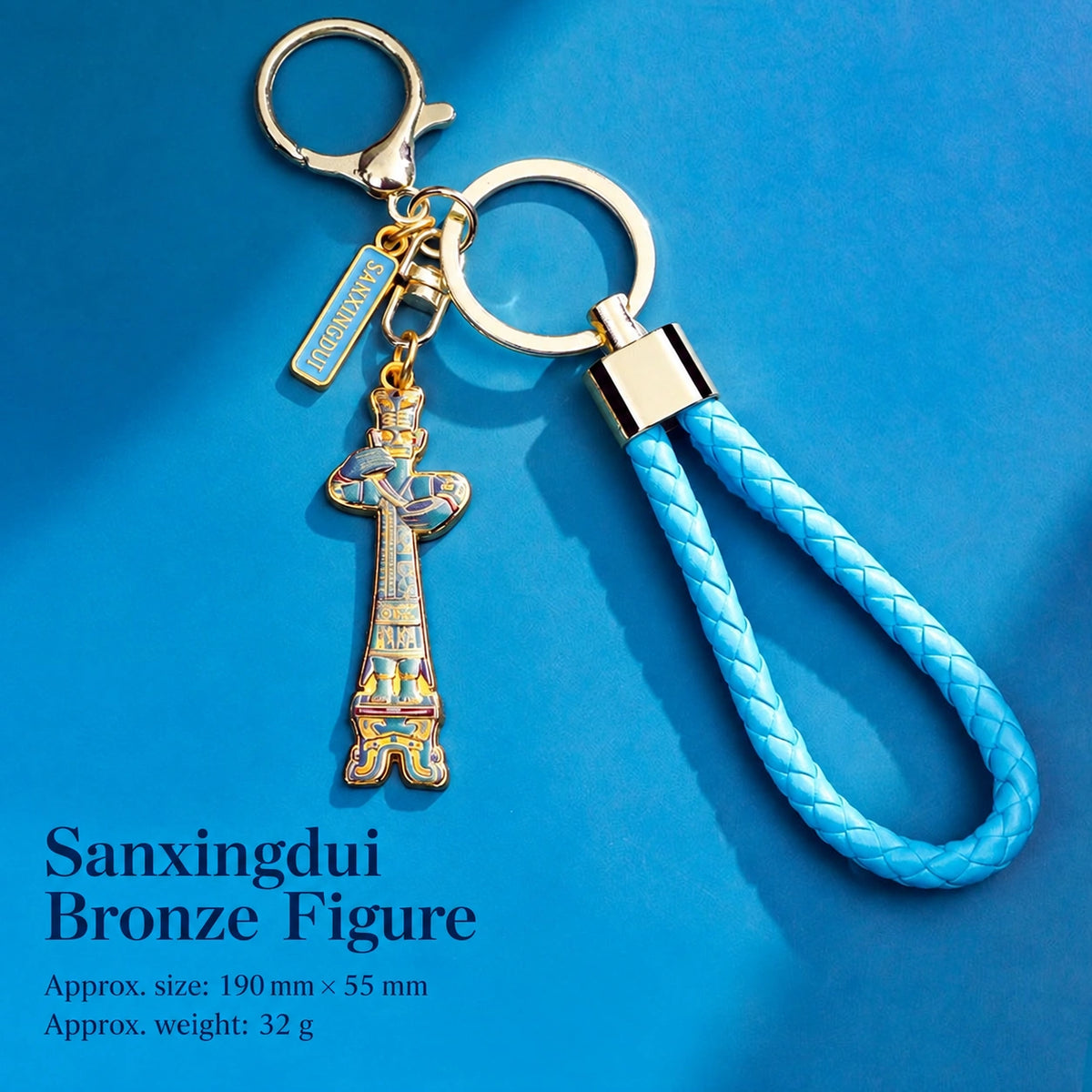 Eastern Aura Sanxingdui Metal Keychain — product detail image 8
