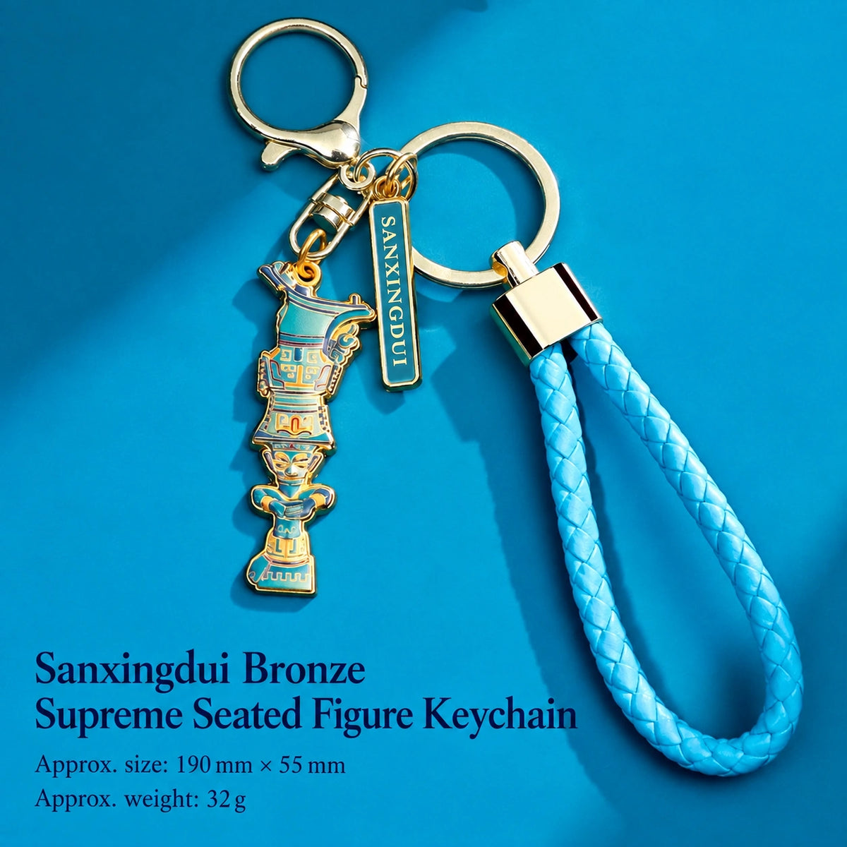 Eastern Aura Sanxingdui Metal Keychain — product detail image 9