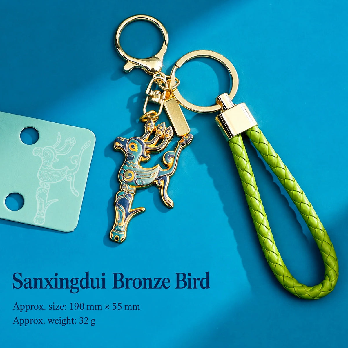 Eastern Aura Sanxingdui Metal Keychain — product detail image 11