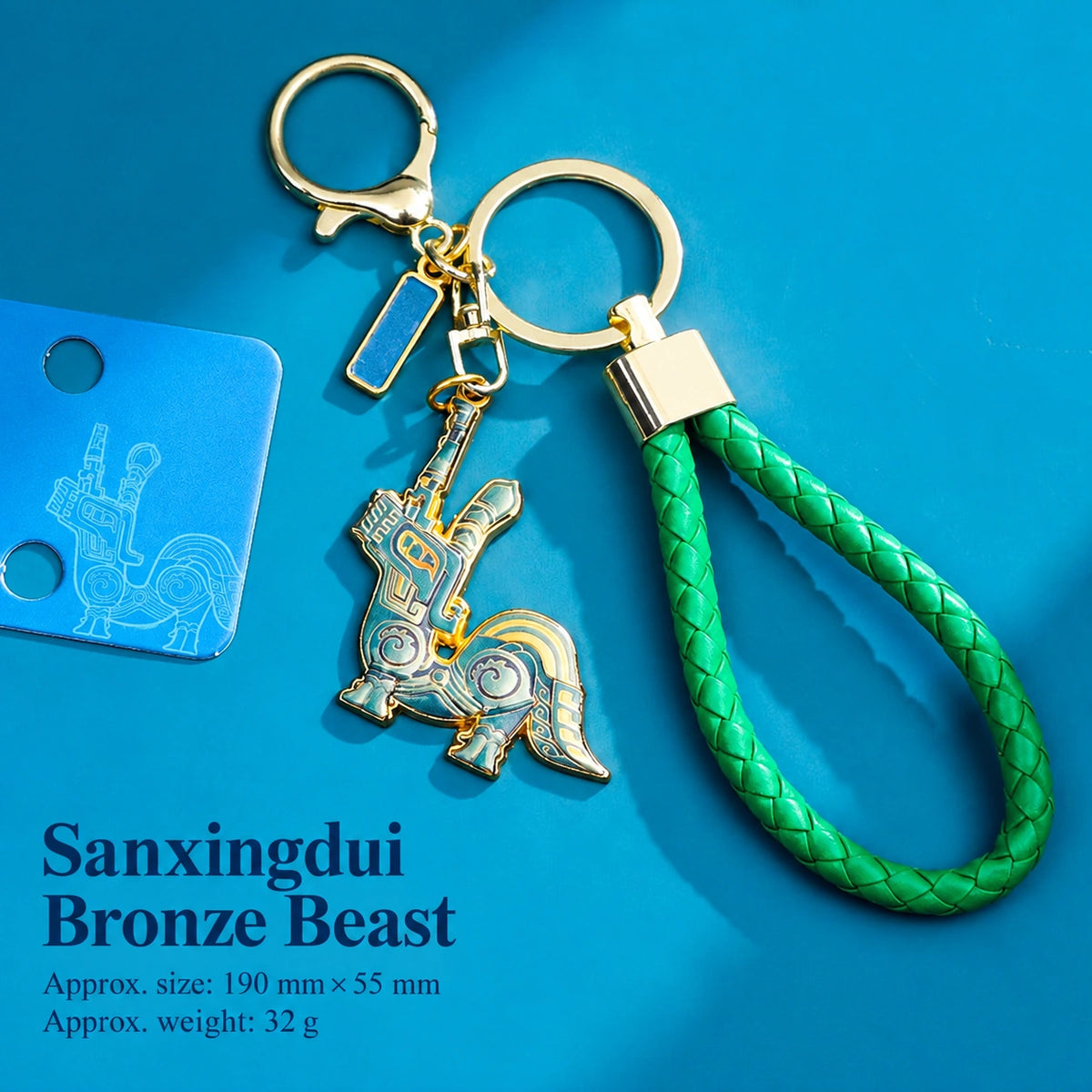 Eastern Aura Sanxingdui Metal Keychain — product detail image 12
