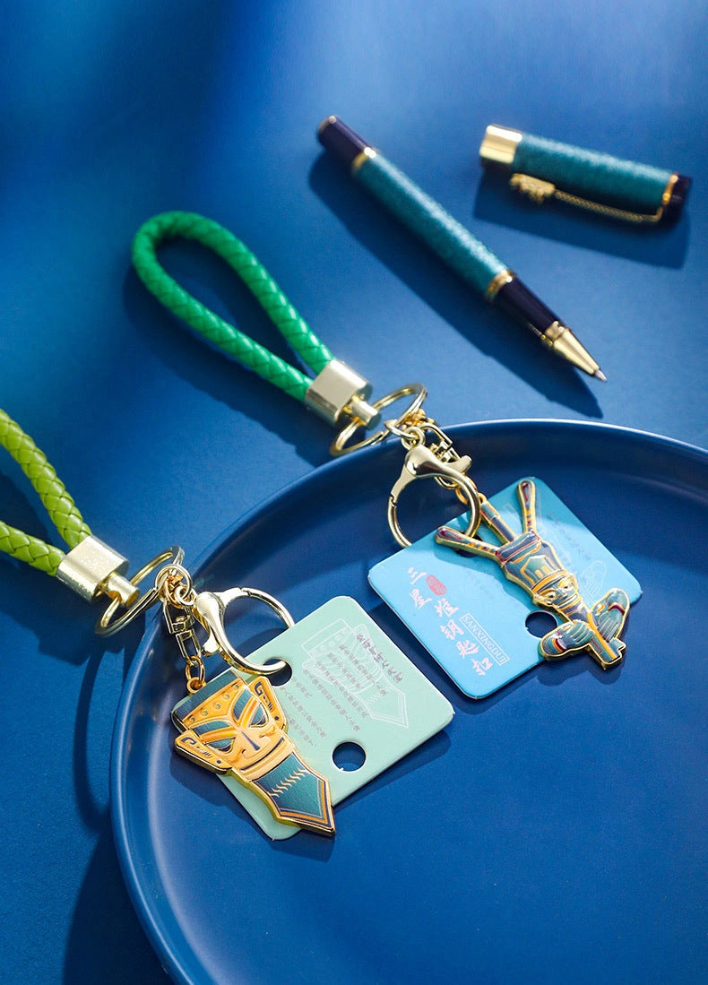 Eastern Aura Sanxingdui Metal Keychain — product detail image 16