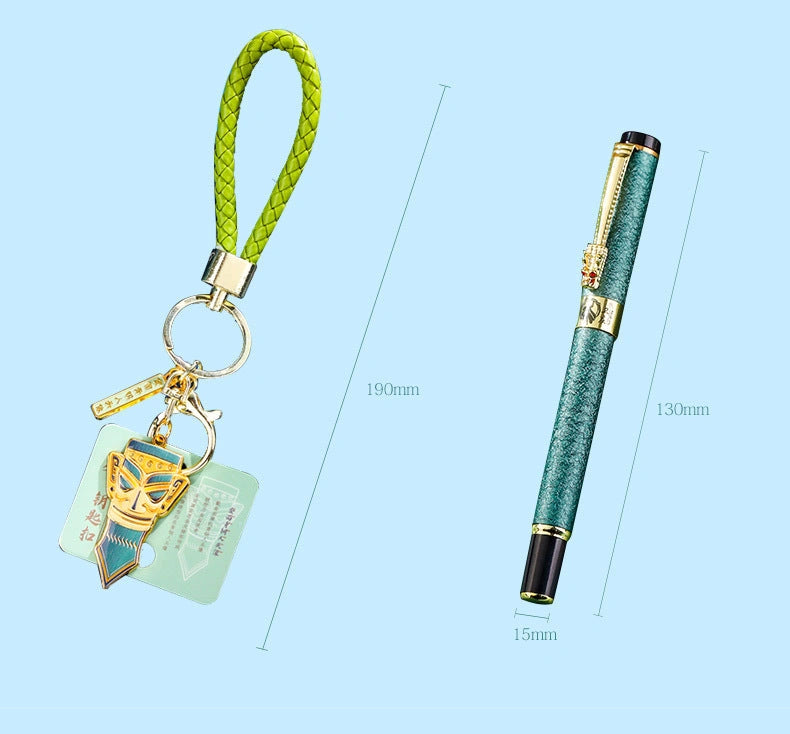 Eastern Aura Sanxingdui Metal Keychain — product detail image 18