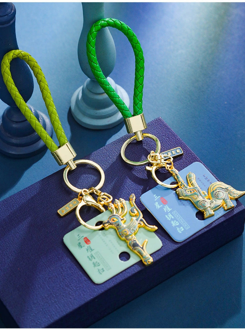 Eastern Aura Sanxingdui Metal Keychain — product detail image 29