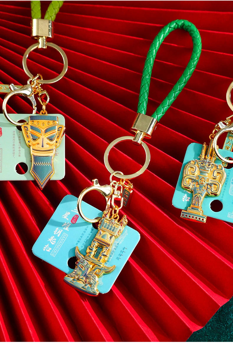 Eastern Aura Sanxingdui Metal Keychain — product detail image 30