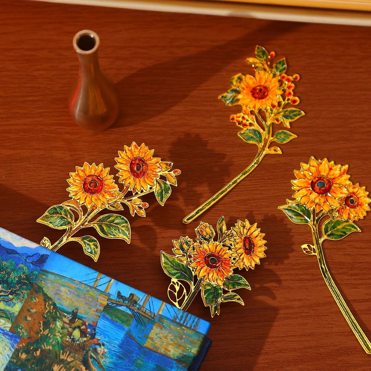 Eastern Aura Sunflower Bookmark Gift Set — product detail image 3