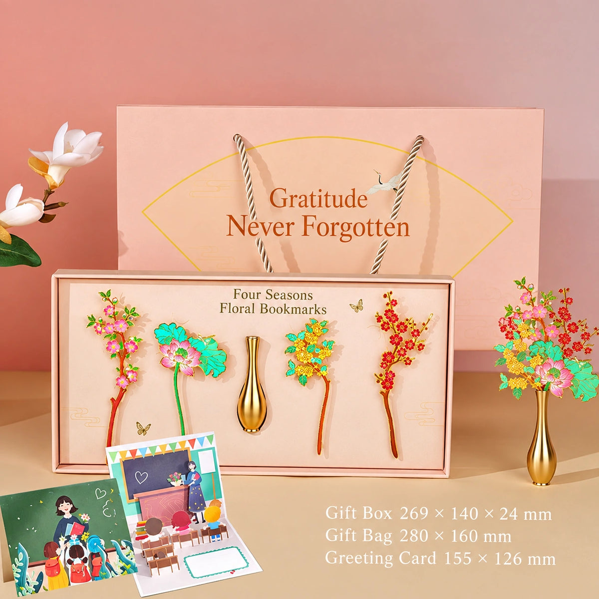 Eastern Aura Sunflower Bookmark Gift Set — product detail image 6