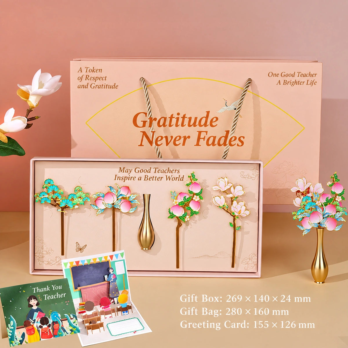 Eastern Aura Sunflower Bookmark Gift Set — product detail image 7