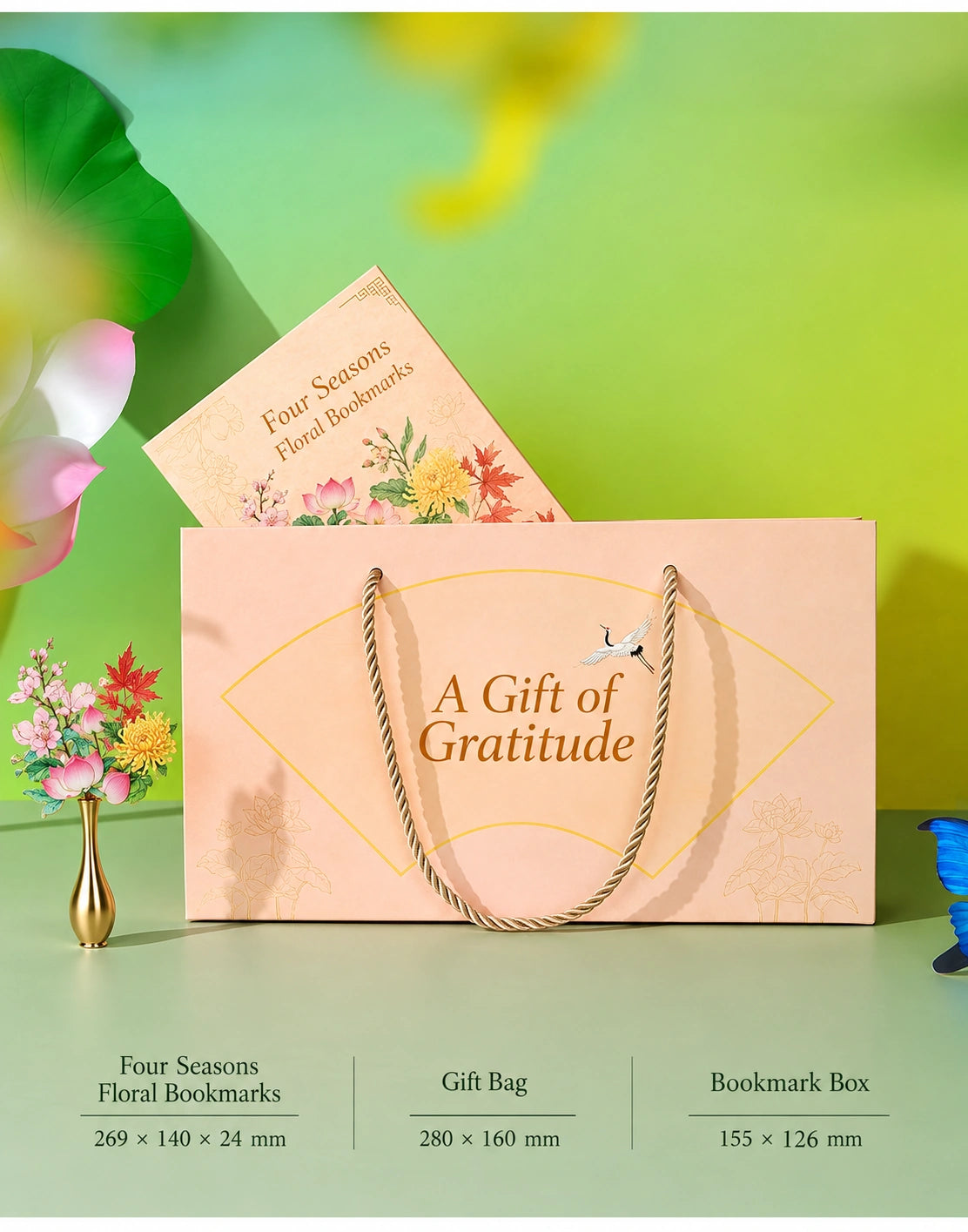 Eastern Aura Sunflower Bookmark Gift Set — product detail image 20