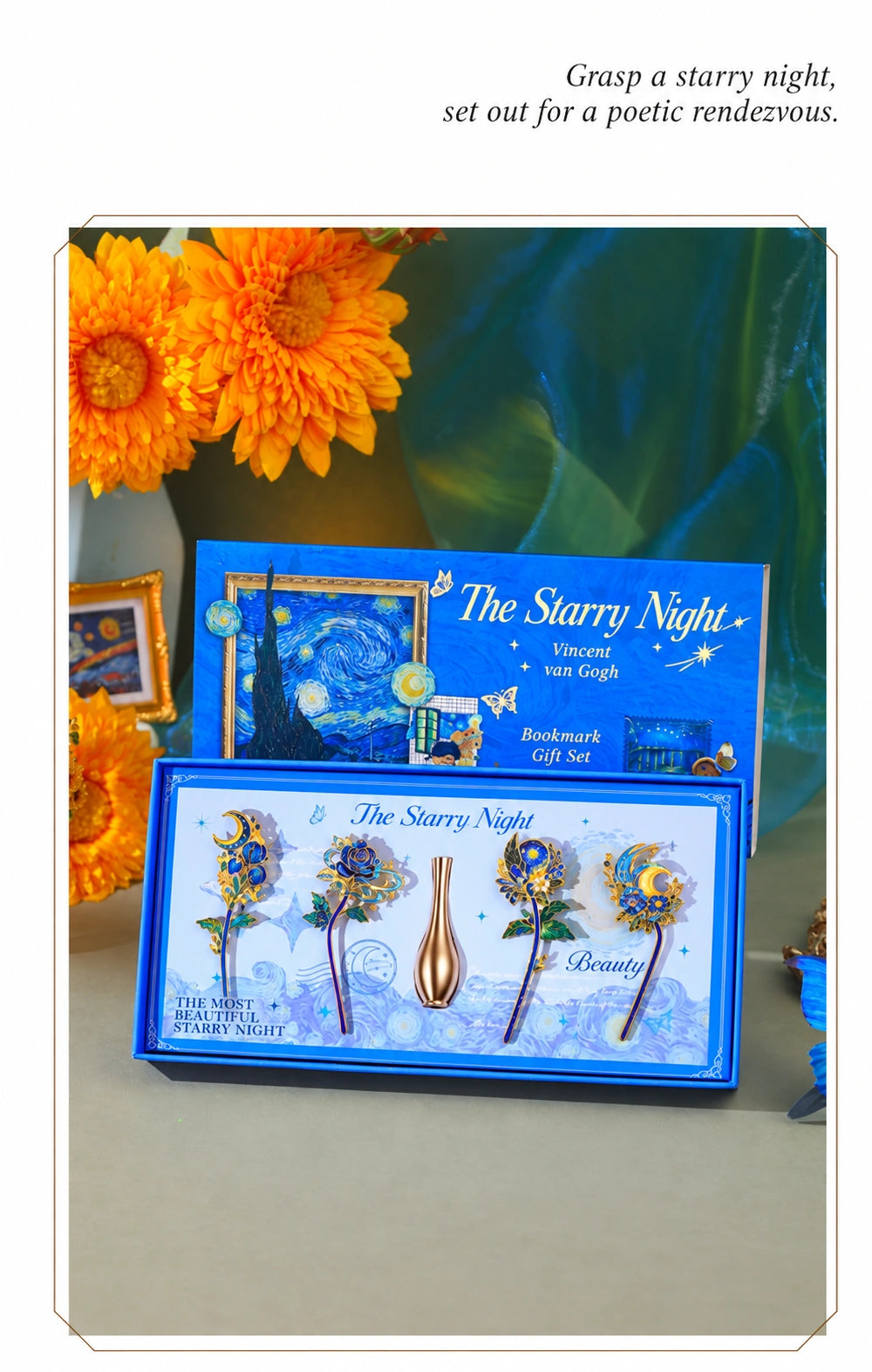 Eastern Aura Sunflower Bookmark Gift Set — product detail image 22