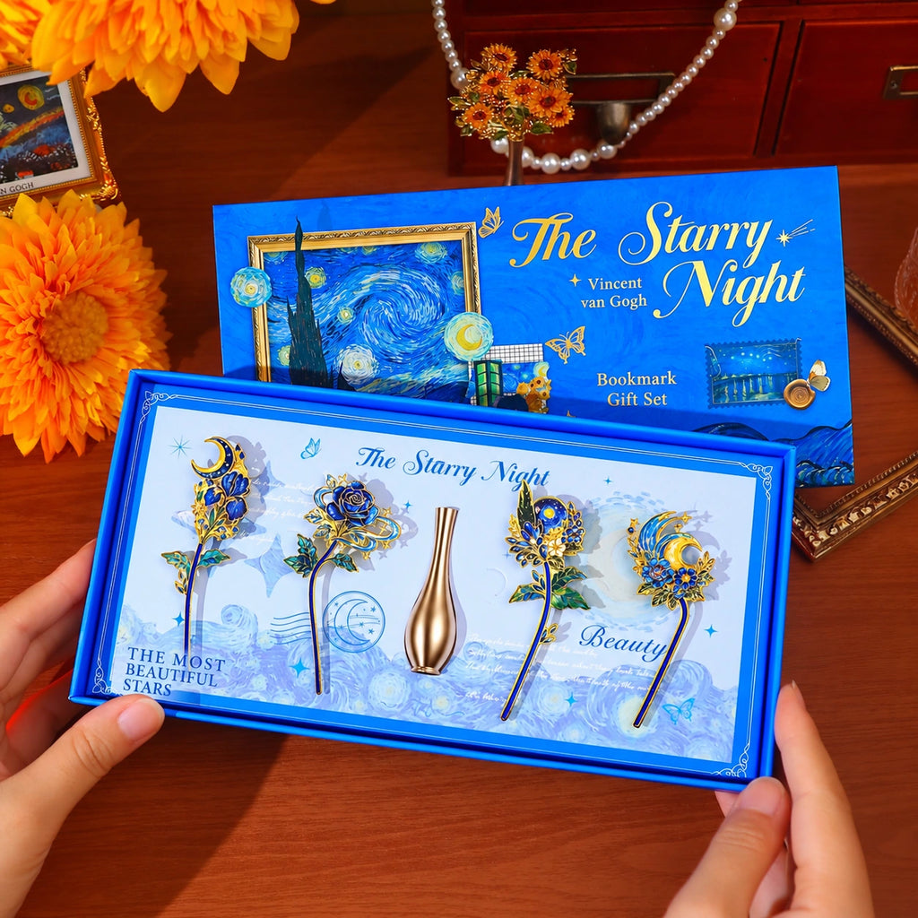 Eastern Aura Van Gogh Starry Night Bookmark Gift Set — hero product image 1