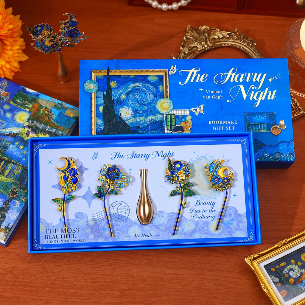 Eastern Aura Van Gogh Starry Night Bookmark Gift Set — product detail image 2