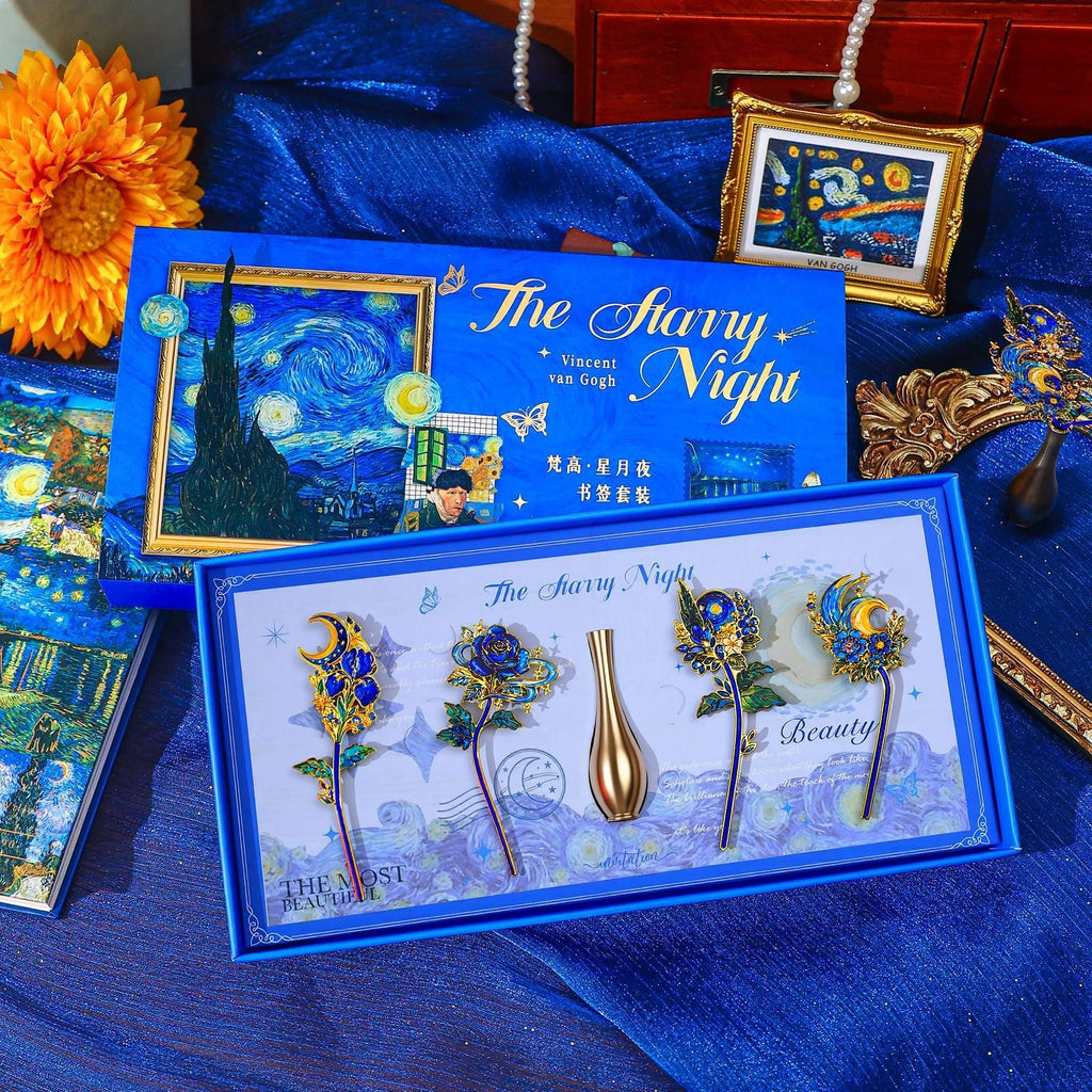 Eastern Aura Van Gogh Starry Night Bookmark Gift Set — product detail image 3