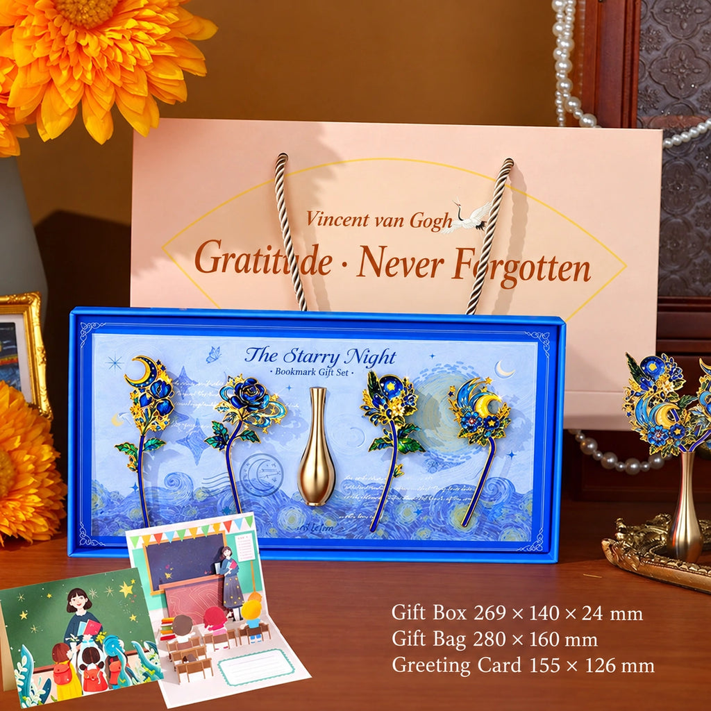Eastern Aura Van Gogh Starry Night Bookmark Gift Set — product detail image 6