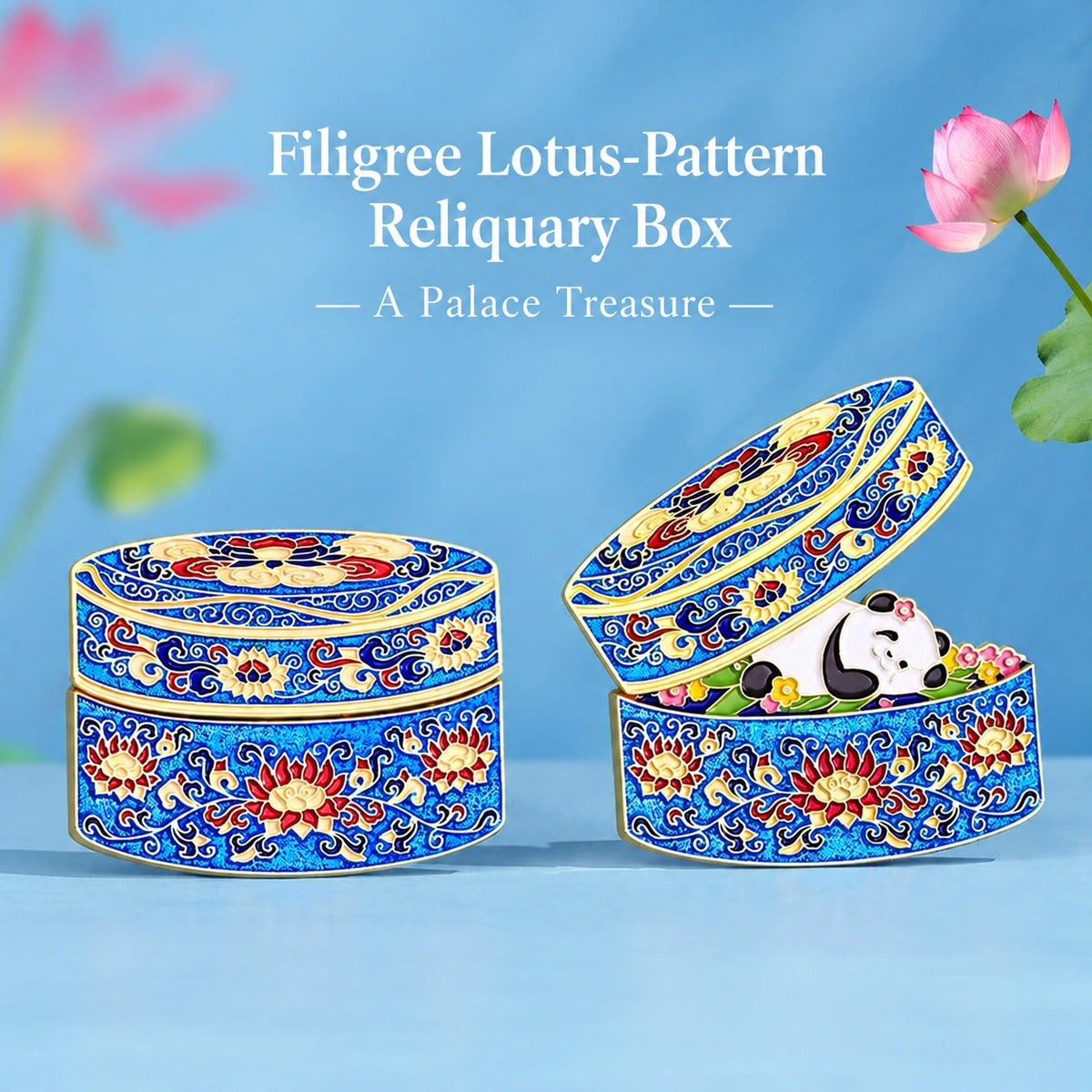 Eastern Aura Lotus Reliquary AR Art Magnet — hero product image 1