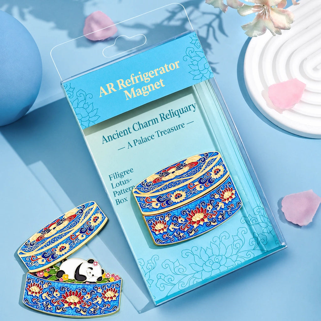 Eastern Aura Lotus Reliquary AR Art Magnet — product detail image 3