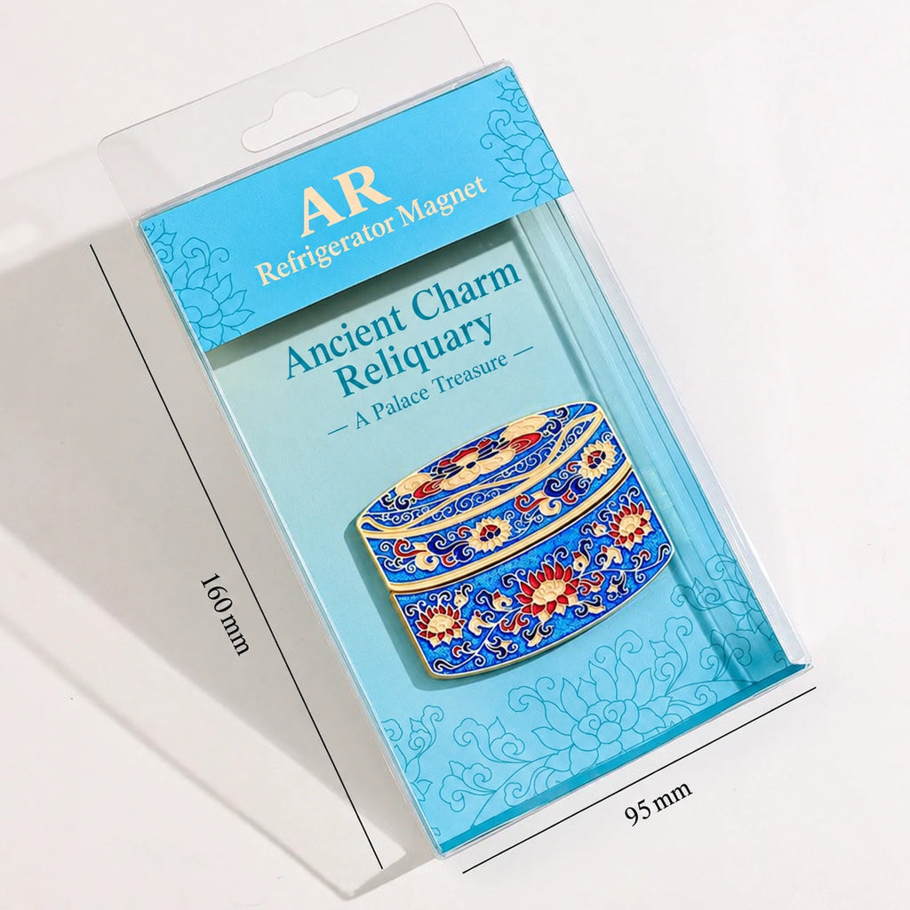 Eastern Aura Lotus Reliquary AR Art Magnet — product detail image 5