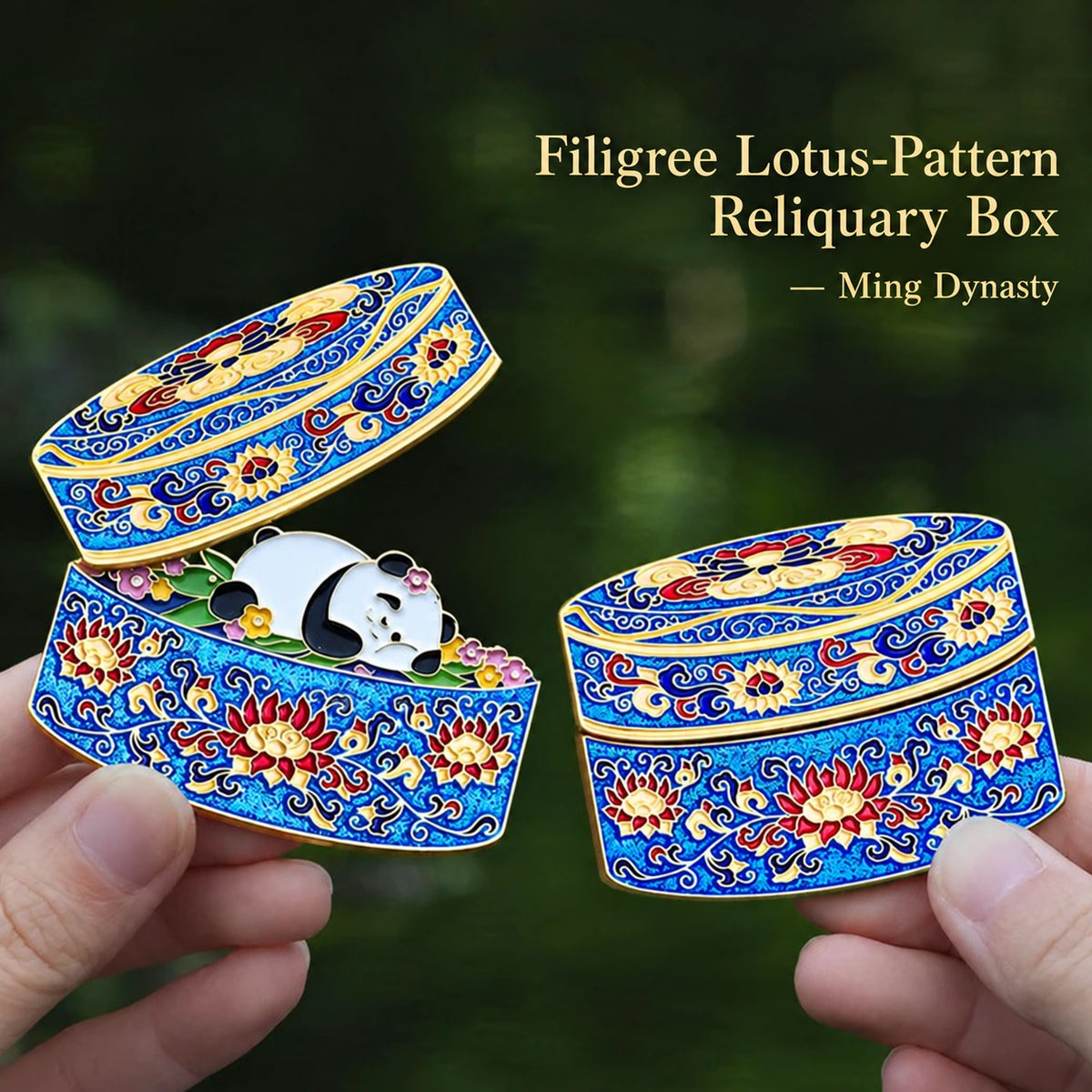 Eastern Aura Lotus Reliquary AR Art Magnet — product detail image 6