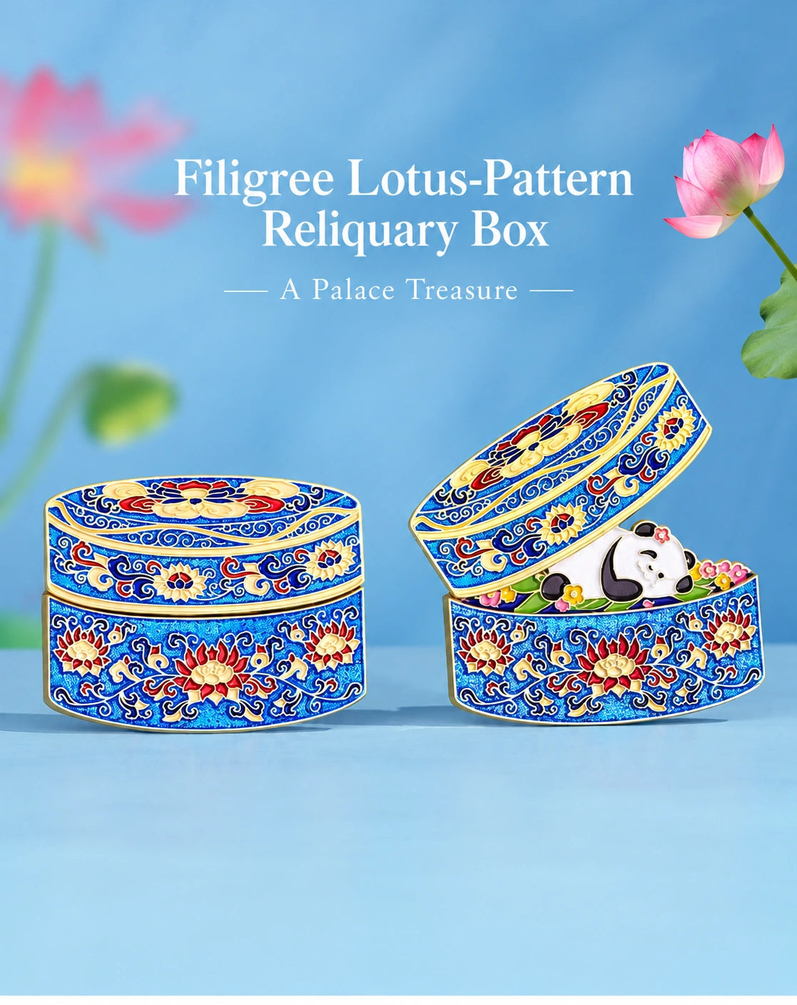 Eastern Aura Lotus Reliquary AR Art Magnet — product detail image 8