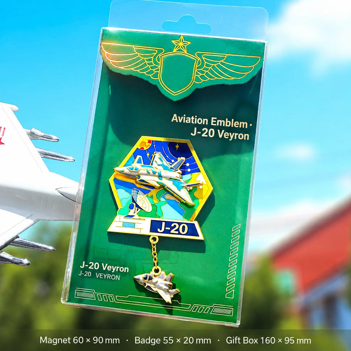 Eastern Aura Aviation Heritage Magnet Badge — product detail image 9