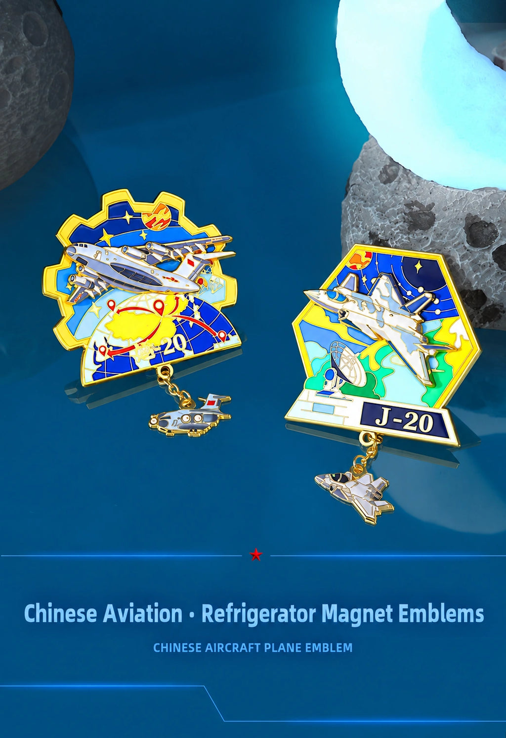 Eastern Aura Aviation Heritage Magnet Badge — product detail image 10