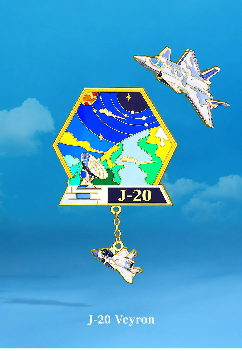 Eastern Aura Aviation Heritage Magnet Badge — product detail image 12