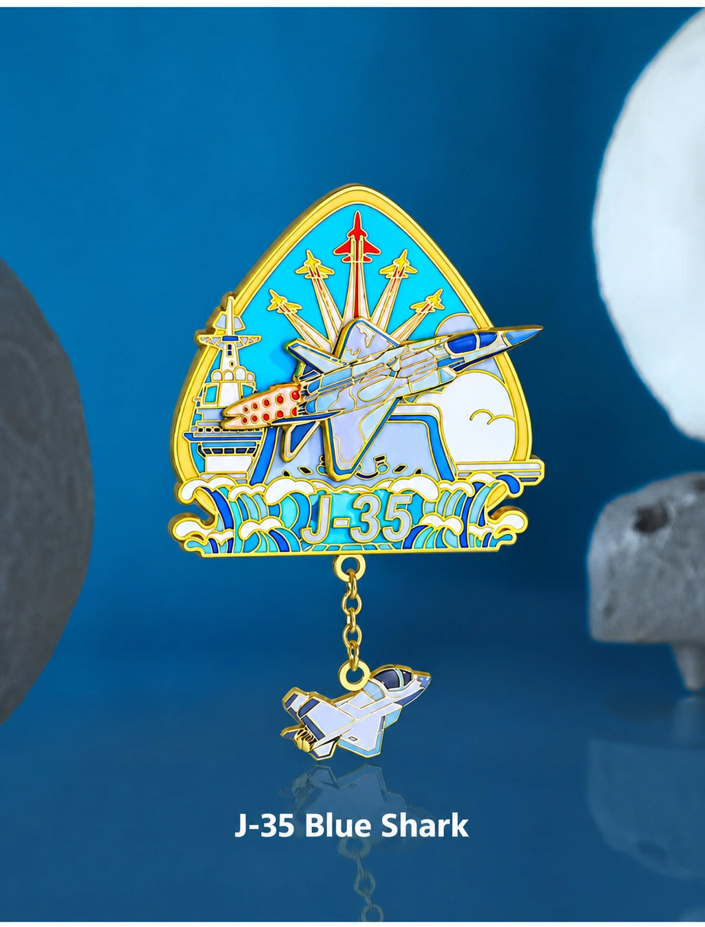Eastern Aura Aviation Heritage Magnet Badge — product detail image 15